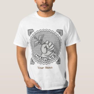 Caduceus Hand custom Nurse T-shirt