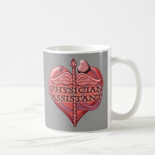 Caduceus Hart Artsistenten Beker Koffiemok (Rechts)