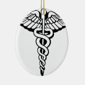 Caduceus Keramisch Ornament (Rechts)