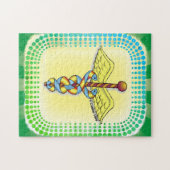 Caduceus Legpuzzel (Horizontaal)