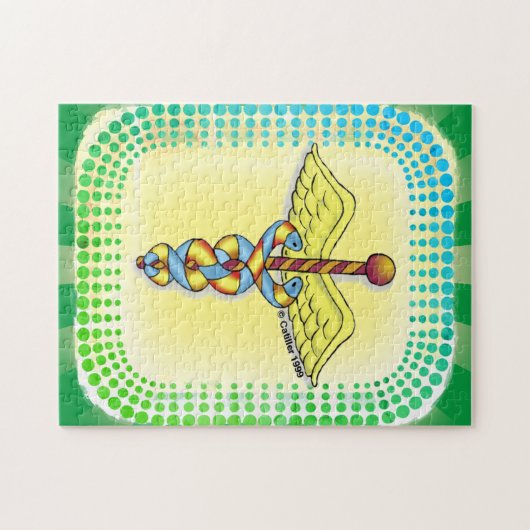 Caduceus Legpuzzel (Horizontaal)