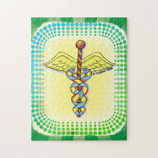 Caduceus Legpuzzel (Verticaal)