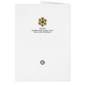 CADUCEUS, levendig goud in blauw turquase (Achterkant)