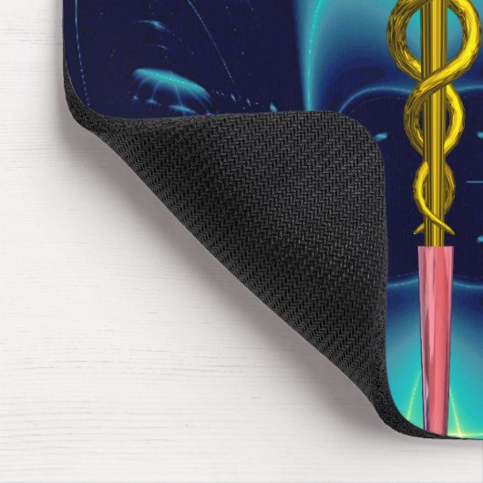 CADUCEUS, levendige goudametist Muismat (Hoek)