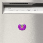 CADUCEUS, levendige gouden amethist Magneet (Insitu (Vaatwasser))