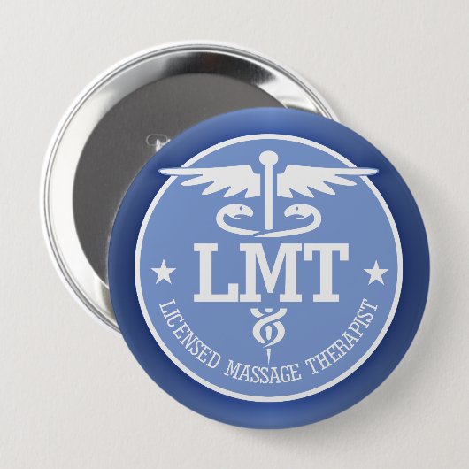 Caduceus LMT 2 Ronde Button 4,0 Cm (Voorkant /achterkant)