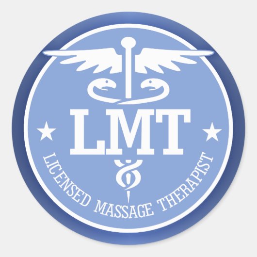 Caduceus LMT 2 Ronde Sticker (Voorkant)