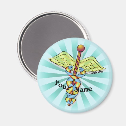 Caduceus Magneet (Voorkant / Achterkant)