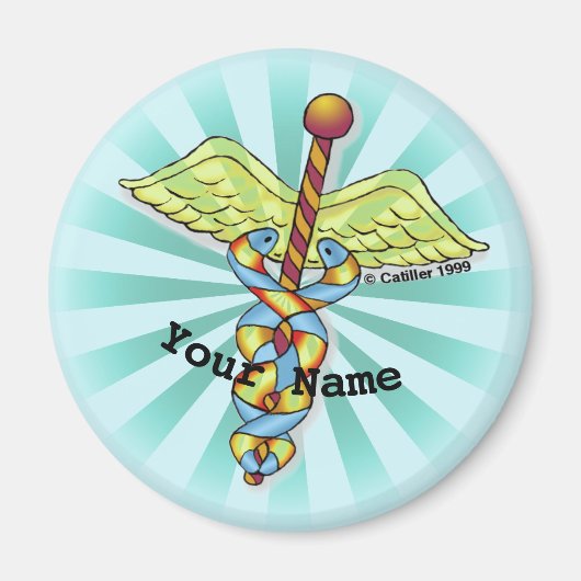 Caduceus Magneet (Voorkant)