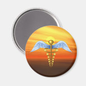 Caduceus Magneet (Voorkant / Achterkant)