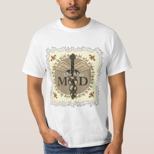 Caduceus MD arts T-shirt (Voorkant)
