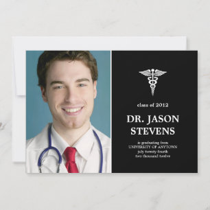 Caduceus Medical Afstuderen Fotouitnodiging Kaart