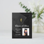 Caduceus Medical School of Nurse Photo Afstuderen Kaart (Staand voorkant)