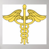 Caduceus Medical Symbol Poster (Voorkant)