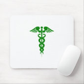 Caduceus Medical Symbool Green Muismat (Met muis)
