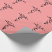 Caduceus Medical Symbool | RN Nurse Afstuderen BSN Cadeaupapier (Hoek)