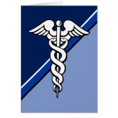 Caduceus medisch symbool Groet (Voorkant)