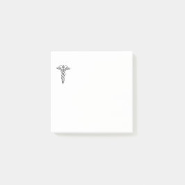 Caduceus medisch symbool post-it® notes