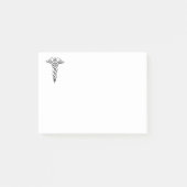 Caduceus medisch symbool post-it® notes (Voorkant)