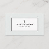 Caduceus medisch symbool visitekaartje (Voorkant)