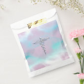 Caduceus medisch symbool voor moeder achterdeur bedankzakje (Gezegeld)