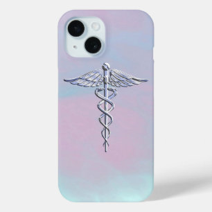 Caduceus medisch symbool voor moeder achterdeur iPhone 15 case