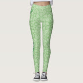Caduceus met bladachtergrond leggings (Voorkant)