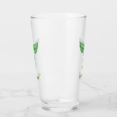 Caduceus met bladeren glas (Links)