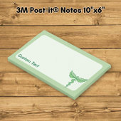 Caduceus met bladeren post-it® notes