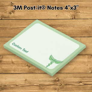 Caduceus met bladeren post-it® notes
