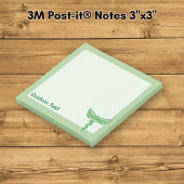 Caduceus met bladeren post-it® notes