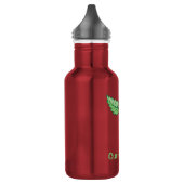 Caduceus met bladeren waterfles (Links)