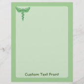 Caduceus met Leaves Flyer (Voorkant)