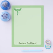 Caduceus met Leaves Flyer (Enkel)