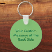 Caduceus met Leaves Sleutelhanger (Achterkant)