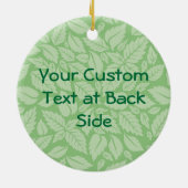 Caduceus met Ornament met lederachtergrondkeramiek (Achterkant)