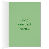 Caduceus met Wenskaart van bladeren (Binnen (Rechts))