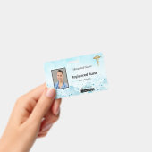 Caduceus Molecule Medical Foto ID Badge (Handheld)