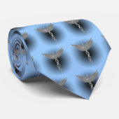 caduceus neckton stropdas (Opgerold)