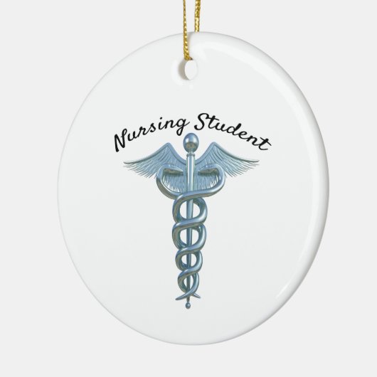 Caduceus Nursing Student Keramisch Ornament (Links)
