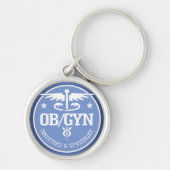 Caduceus OBGYN cadeauideeën Sleutelhanger (Voorkant)