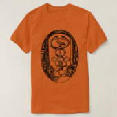 Caduceus of Hermes Thoth T-shirt (Design voorkant)