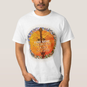 Caduceus op maat Hart Verpleegkundige T-Shirt