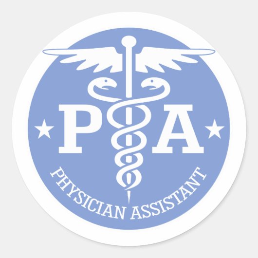 Caduceus PA2 cadeauideeën Ronde Sticker (Voorkant)