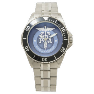 Caduceus PA 2 (blauw) Horloge