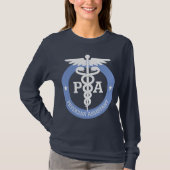 Caduceus PA 2 (blauw) T-shirt (Voorkant)