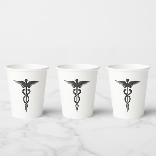 Caduceus Papieren Bekers (Multi)