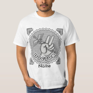 Caduceus peace doctor t-shirt