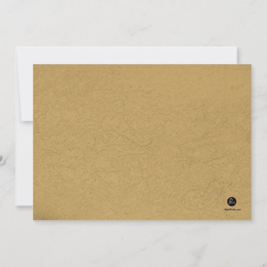 Caduceus Pendant Dental School Afstuderen Invitat Kaart (Achterkant)