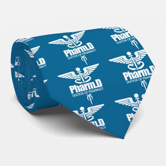 Caduceus PharmD 3 Stropdas (Opgerold)